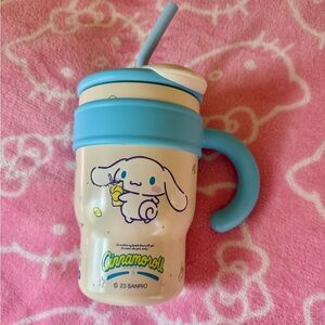 Sanrio Cinnamoroll Tumbler with Straw BRAND NEW